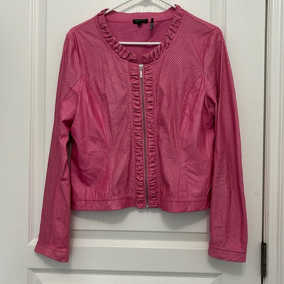 Tricotto Pink Zip Up Jacket - Picture 1 of 6
